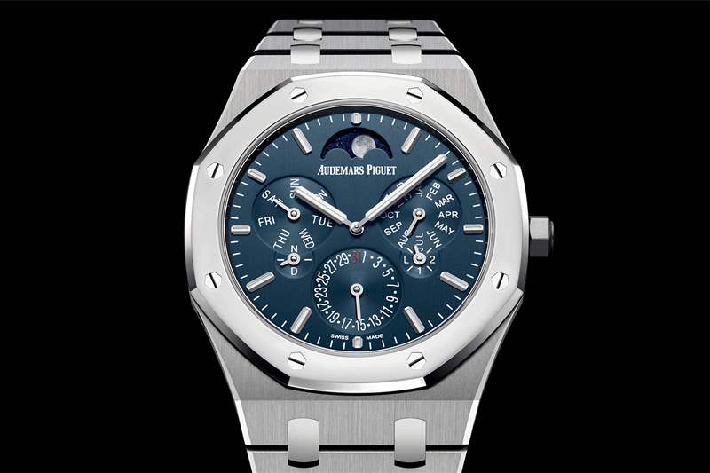 愛彼皇家橡樹萬(wàn)年歷超薄腕表-復(fù)刻表