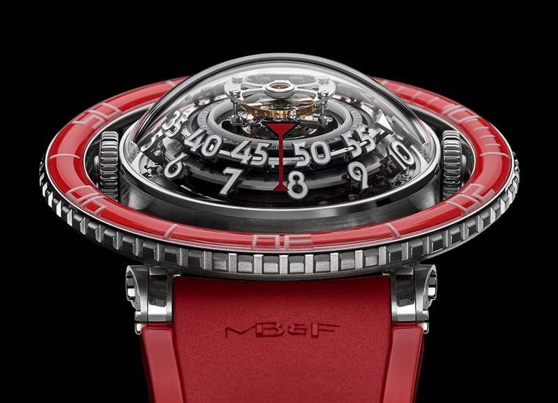 MB&F HM7 Aquapod 鉑金紅色腕表-復刻表
