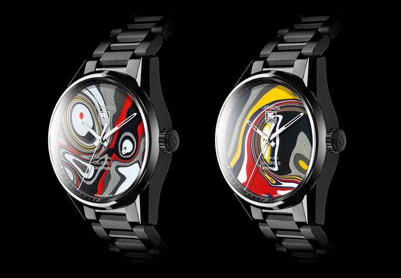 泰格豪雅隆重推出:BWD X Black Badger Fordite Carrera 5系列-復(fù)刻表