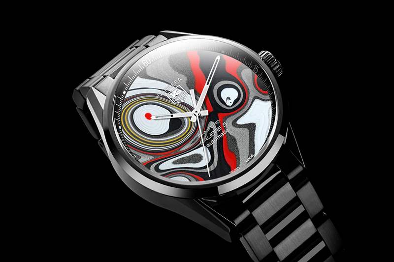 泰格豪雅隆重推出:BWD X Black Badger Fordite Carrera 5系列-復(fù)刻表