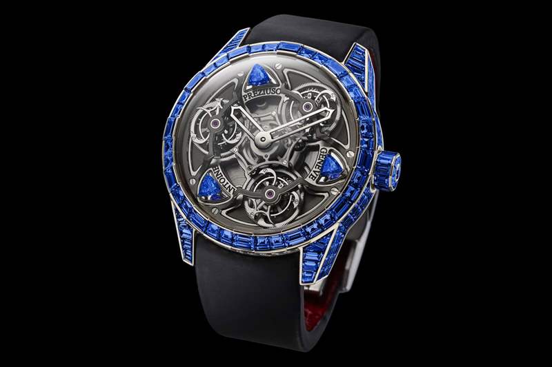 介紹:Antoine Preziuso TTR3 藍色均衡器頻率手表-復刻表