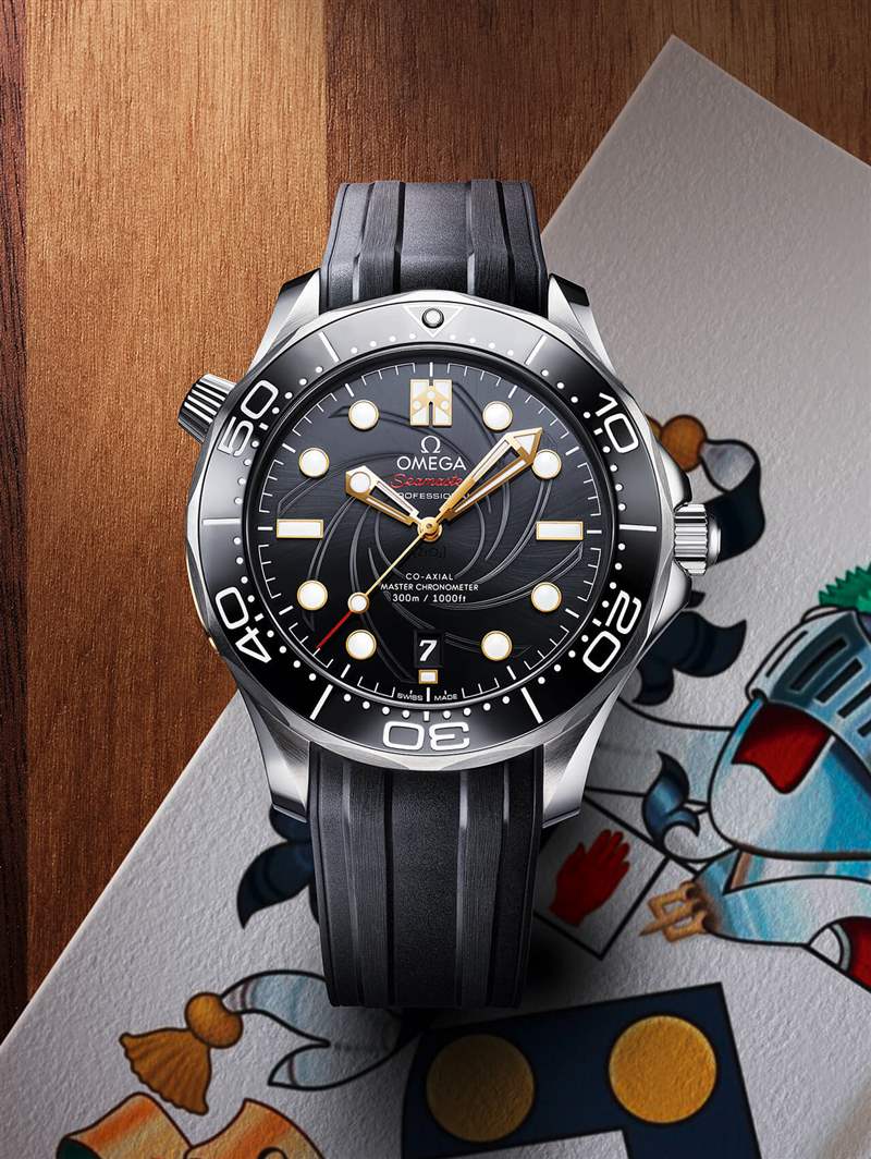 歐米茄海馬300米 “On Her Majesty's Secret Service”女皇50周年紀念腕表-復(fù)刻表