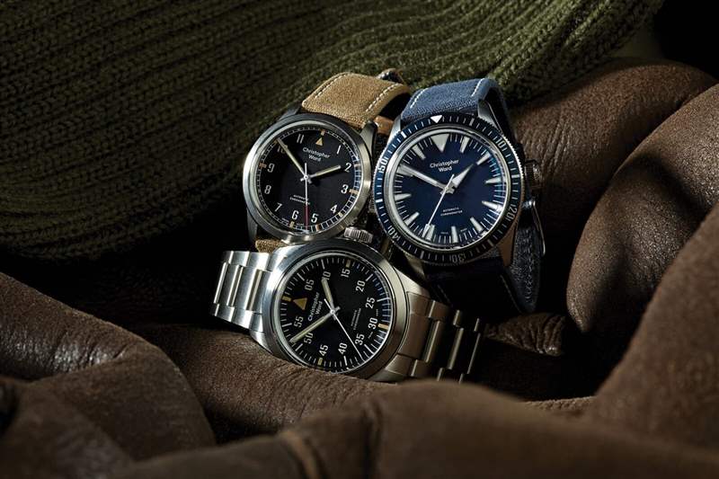 克里斯托弗·沃德 (Christopher Ward) 個性軍表系列-復(fù)刻表