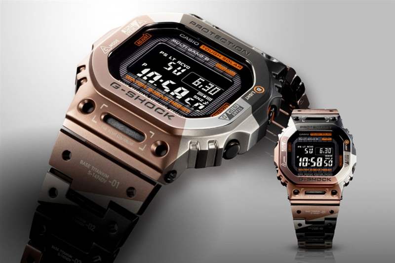 Casio 2022新表青墨MRG-B5000BA及迷彩GMW-B5000TVB型格登場-復(fù)刻表