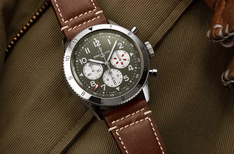 百年靈Breitling Super AVI 航空計(jì)時(shí)腕表系列登場(chǎng)！向四款經(jīng)典戰(zhàn)機(jī)致敬-復(fù)刻表