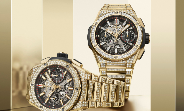 大爆炸宇宙的超新星HUBLOT Big Bang Unico 黃金計(jì)時(shí)腕表-復(fù)刻表