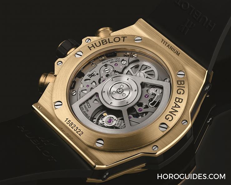 大爆炸宇宙的超新星HUBLOT Big Bang Unico 黃金計(jì)時(shí)腕表-復(fù)刻表