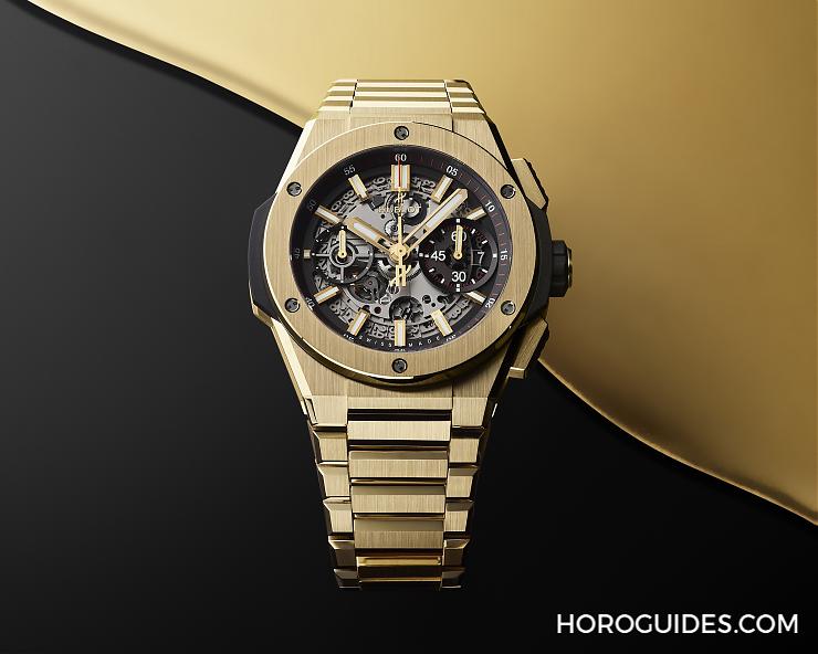 大爆炸宇宙的超新星HUBLOT Big Bang Unico 黃金計(jì)時(shí)腕表-復(fù)刻表