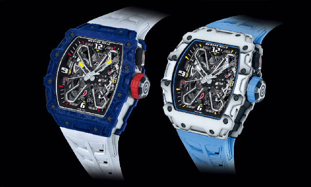 蝶形自動盤，自由切換上鏈模式！RICHARD MILLE RM 35-03 Rafael Nadal自動上鏈腕表-復(fù)刻表