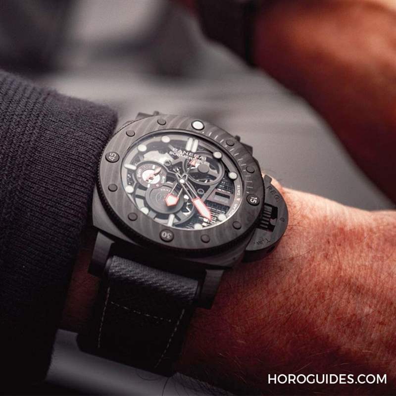 改裝至尊BRABUS附體！頂尖交鋒之作PANERAI Submersible S BRABUS Black Ops腕表-PAM01240-復刻表