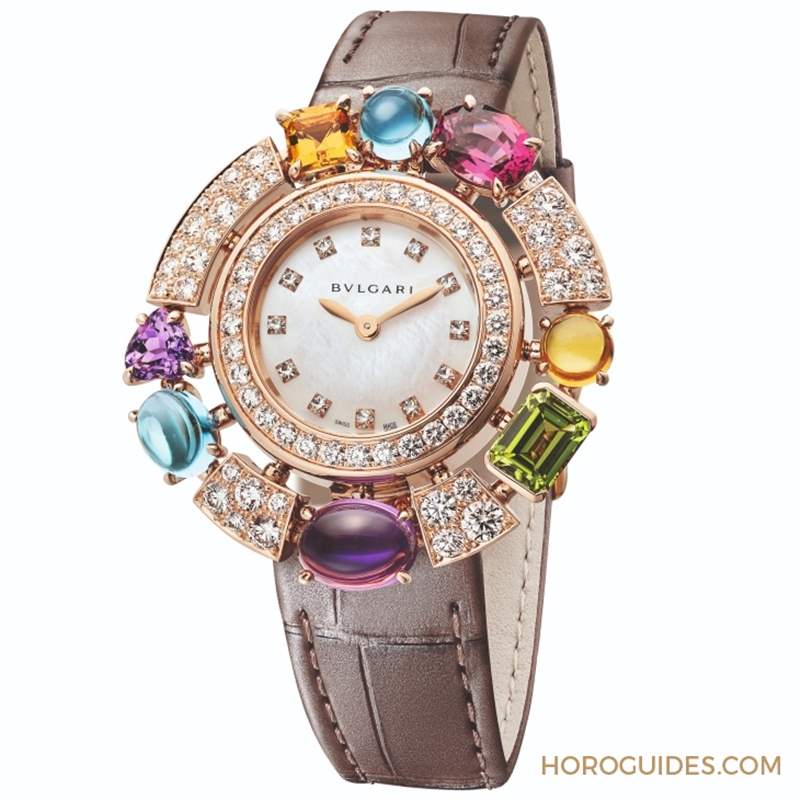 義式珠寶美學(xué)加持！BVLGARI Allegra腕表的彩寶光環(huán)-復(fù)刻表