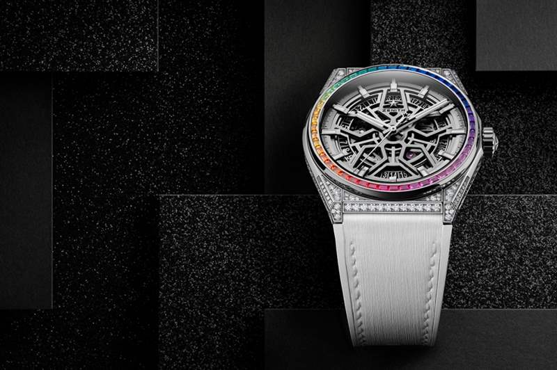 為這個圣誕添上色彩！真力時Zenith DEFY High Jewelry Rainbow-復刻表