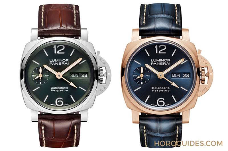 破天荒頭一回!以專利鉑金與紅金入作,Panerai首次推出萬年歷腕表-復刻表