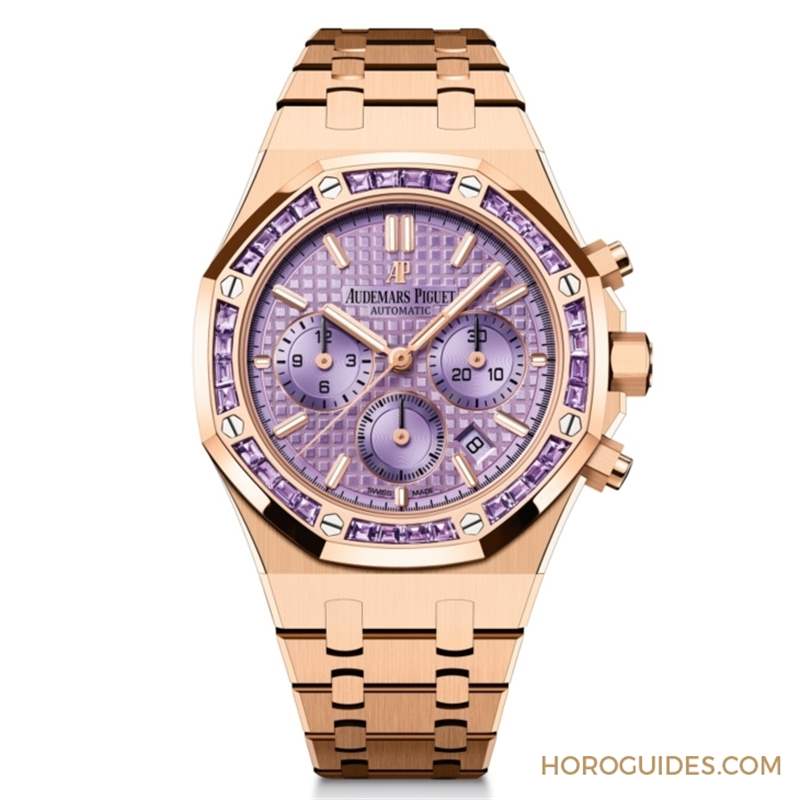 紫水晶圈！霜金彩虹圈！這是愛彼皇家橡樹表系里的盛世美顏-復刻表