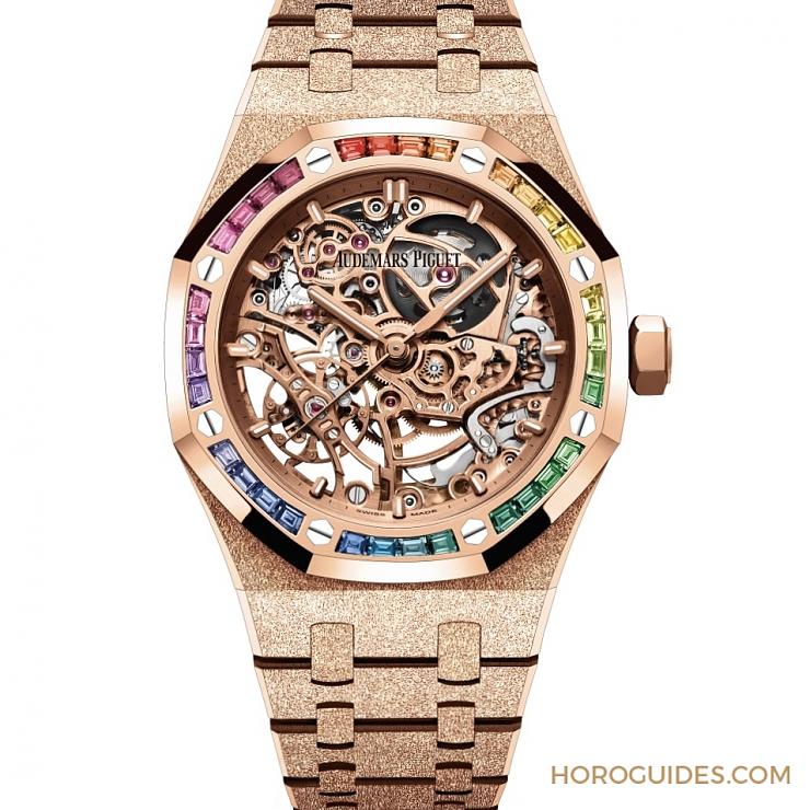 紫水晶圈！霜金彩虹圈！這是愛彼皇家橡樹表系里的盛世美顏-復刻表