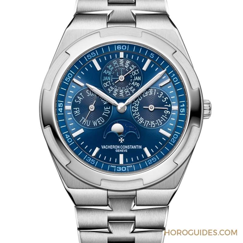 江詩丹頓Overseas超薄萬年歷首見白金材質-復刻表