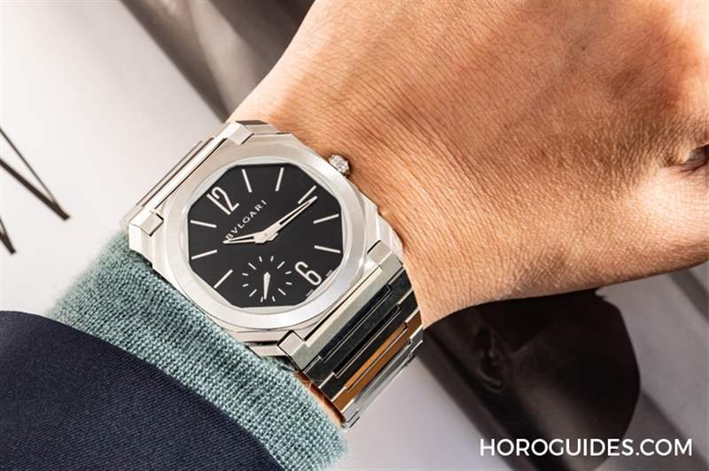 這樣的喀什米爾藍(lán)面，美絕了！BVLGARI Octo Finissimo超薄自動(dòng)上鏈精鋼腕表-復(fù)刻表