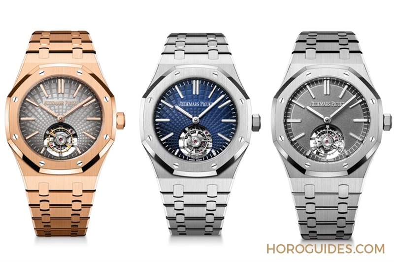 愛彼皇家橡樹首款自動(dòng)上鏈飛行陀飛輪現(xiàn)身，罕見鈦金屬款話題加碼-復(fù)刻表