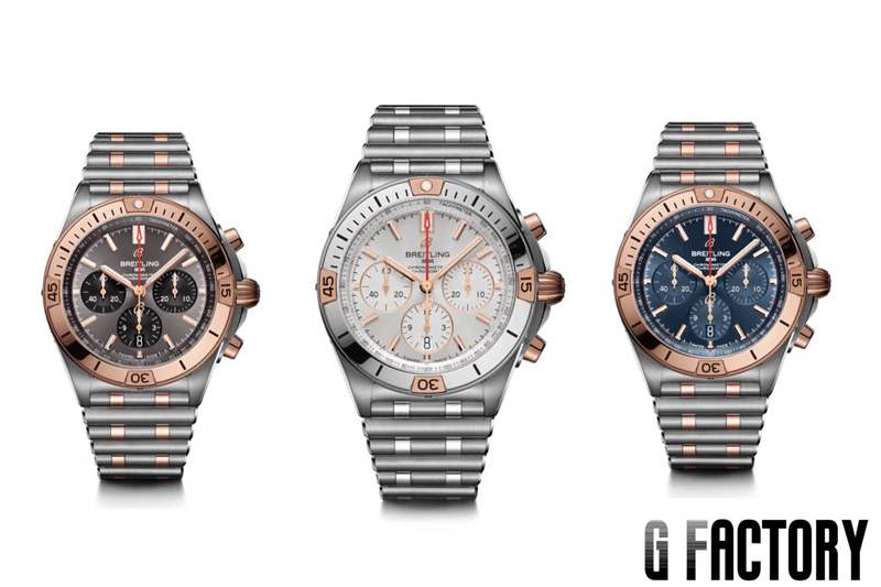 GF廠百年靈機(jī)械計時B01「鋼王」電鍍玫瑰金復(fù)刻版-復(fù)刻表