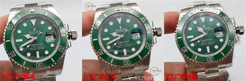 VS廠、ZF廠、N廠勞力士水鬼獨(dú)家對(duì)比，哪家復(fù)刻做工最為出色呢-復(fù)刻表