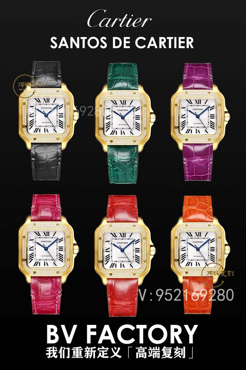 BV廠卡地亞山度士桑托斯腕表復(fù)刻做工怎么樣,為何是最高版本復(fù)刻-復(fù)刻表