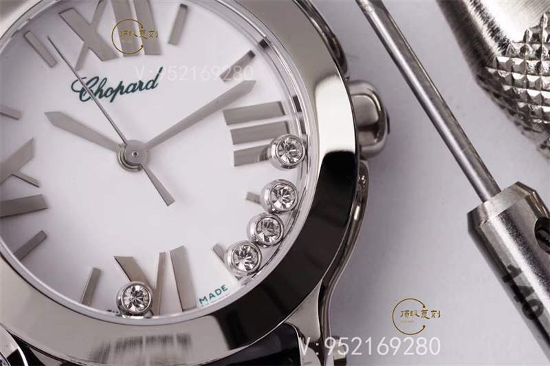 璀璨蕭邦:ZF廠蕭邦Happy Diamonds快樂的鉆石石英表對比正品-復刻表