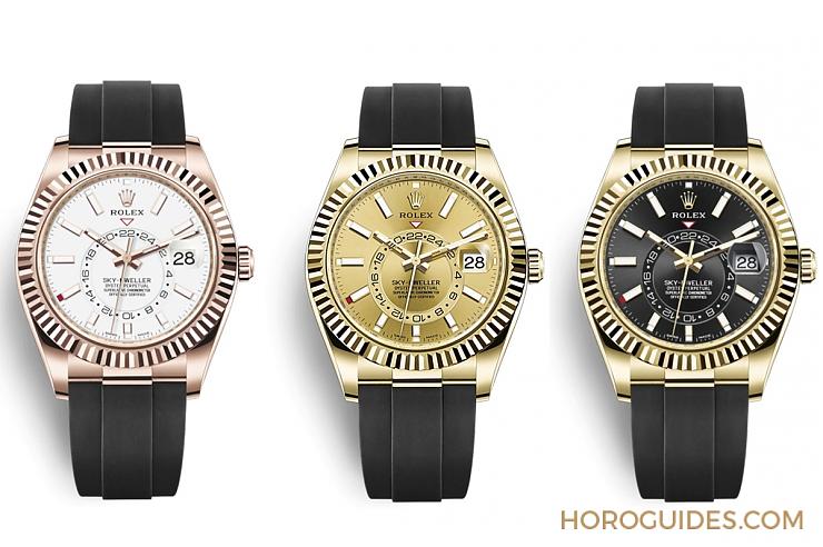 ROLEX Sky-Dweller首次搭配黑橡膠表帶！-復刻表