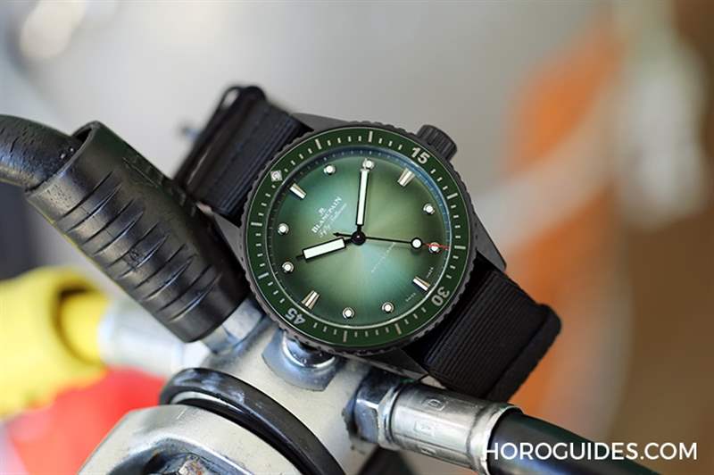 海底的第一道綠光｜寶珀Fifty Fathoms首款綠面表-復刻表