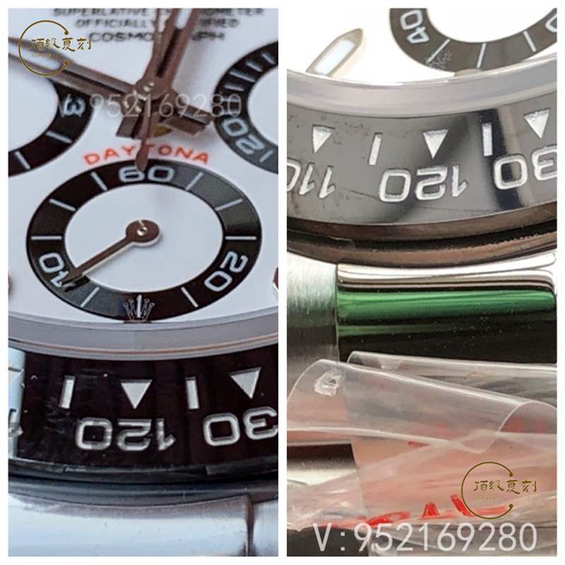 N廠勞力士4130迪通拿v3版對比v2版和正品復刻做工如何呢-復刻表