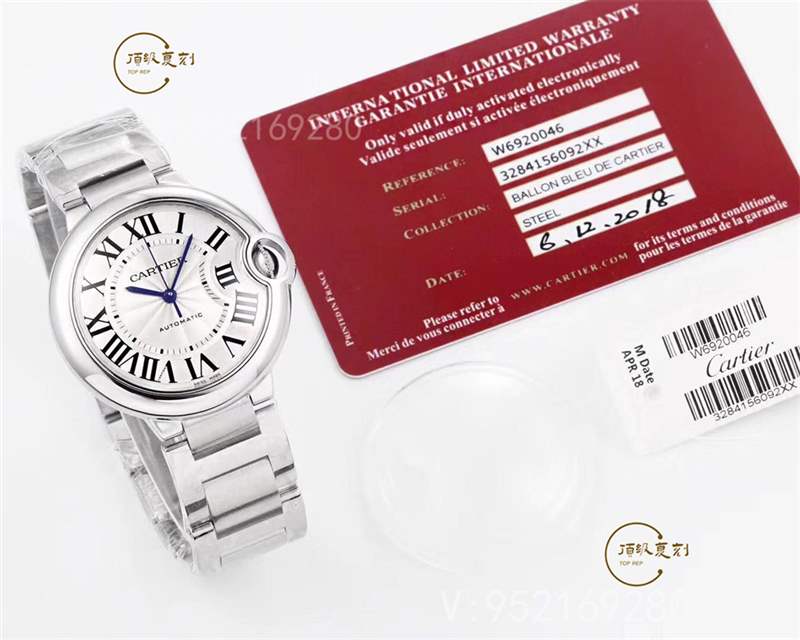 V6廠卡地亞藍(lán)氣球33mm和36mm復(fù)刻表質(zhì)量怎么樣-復(fù)刻表