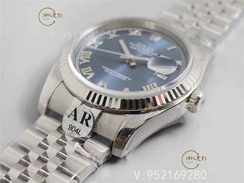 AR廠勞力士v3版日志36mm羅馬數(shù)字盤質(zhì)量如何，對比正品怎么樣-復(fù)刻表