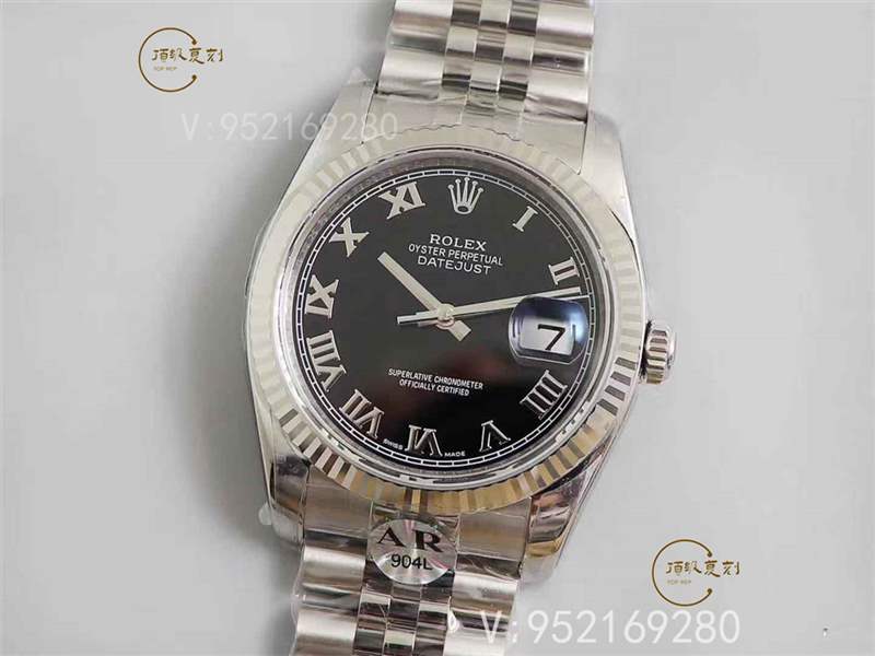 AR廠勞力士v3版日志36mm羅馬數(shù)字盤質(zhì)量如何，對比正品怎么樣-復(fù)刻表