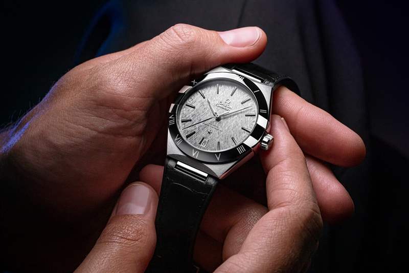 歐米茄星座系列41毫米藍色玫金紳士版-復刻表