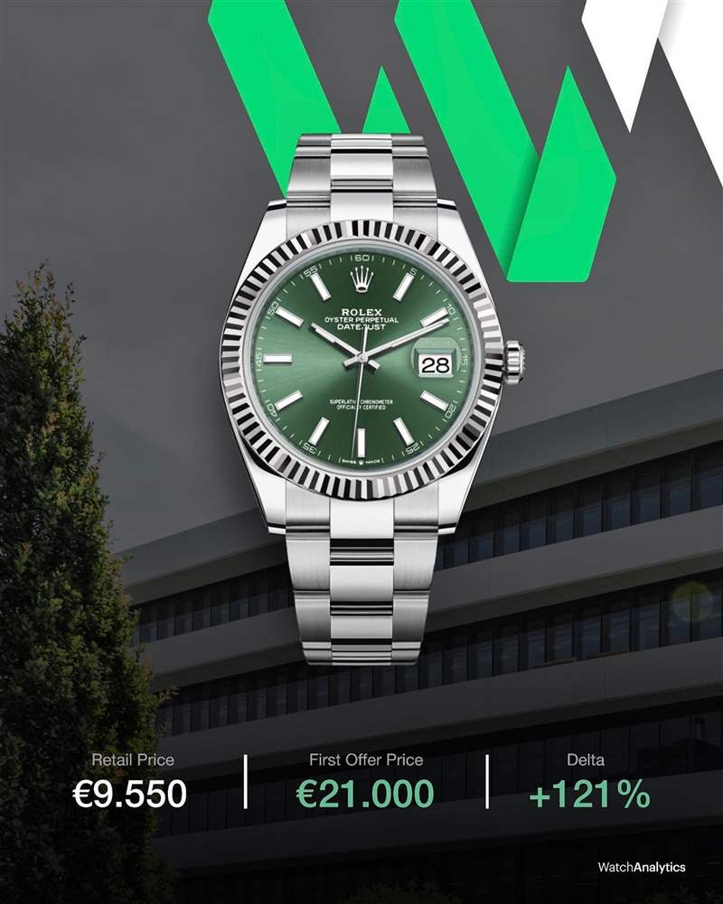 Rolex綠面手表Datejust、Day-Date首波行情曝光228238炒逾百萬(wàn)-復(fù)刻表