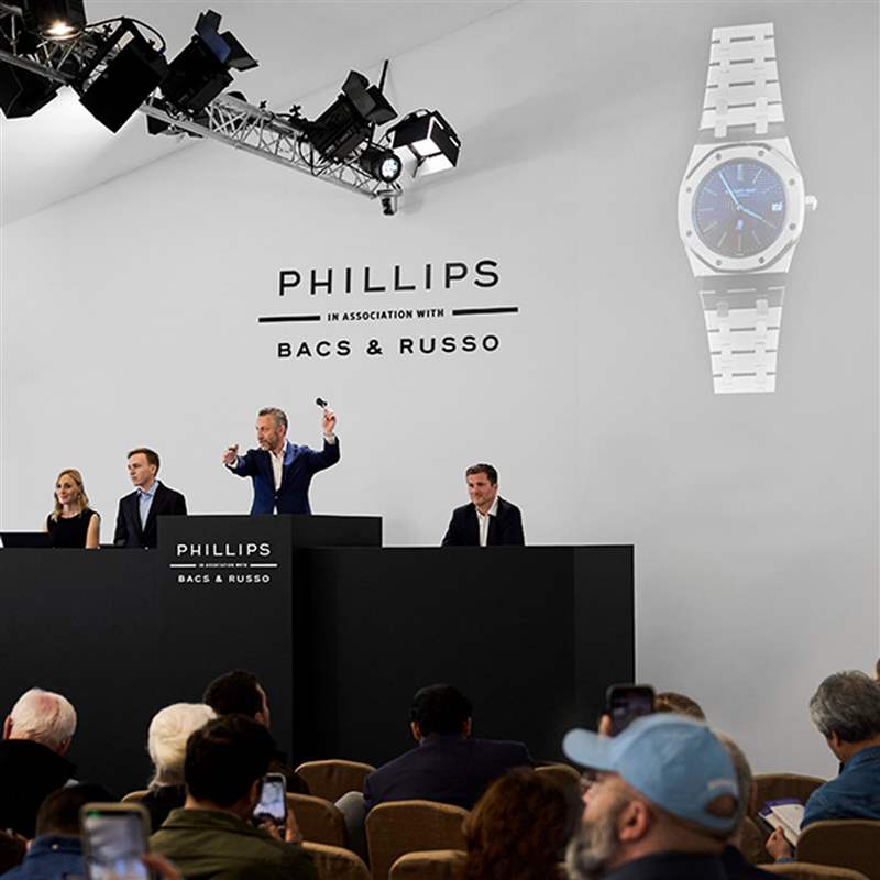 AP愛(ài)彼50周年拍賣世上第2枚生產(chǎn)Royal Oak破紀(jì)錄838萬(wàn)天價(jià)成交-復(fù)刻表