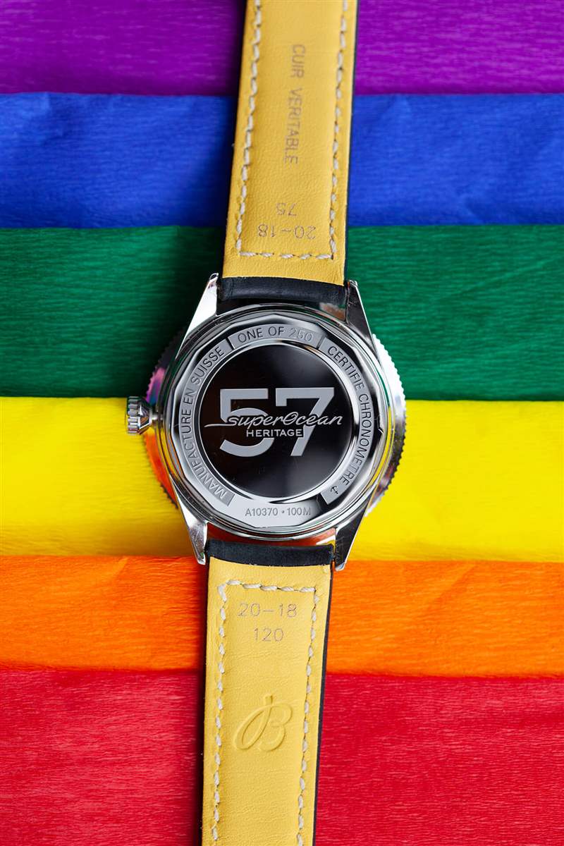 百年靈超級海洋文化系列限量版彩色時標腕表評測-復刻表
