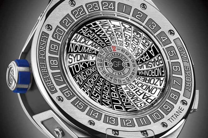 高珀富斯GMT地球月相計時多功能運動手表-復刻表