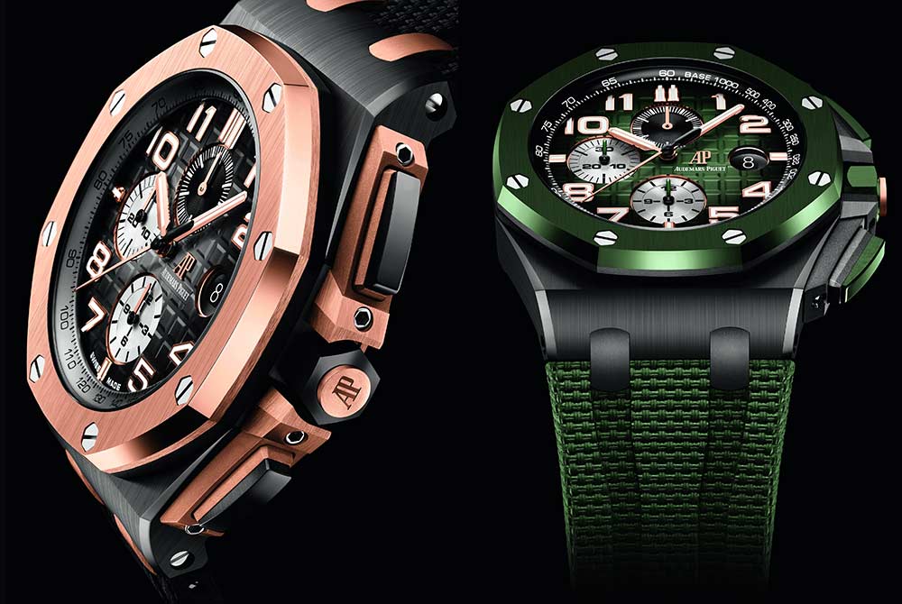 愛彼ap皇家橡樹離岸煙熏表盤，男士們的顏色-復(fù)刻表