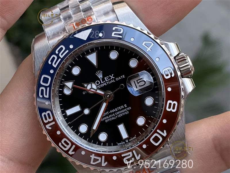 N廠勞力士格林尼治紅藍(lán)可樂圈「m126710blnr-0001」復(fù)刻做工評測-復(fù)刻表