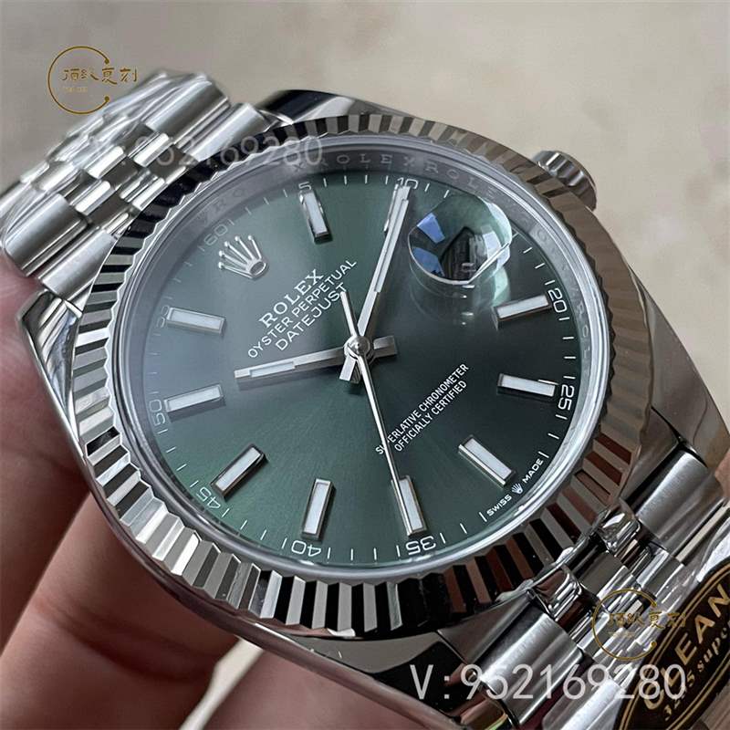c廠(clean廠)勞力士日志126334薄荷綠盤41mm復刻表做工怎么樣-復刻表