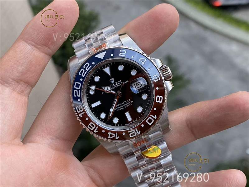 怎么分辨真正的N廠勞力士格林尼治紅藍(lán)可樂圈復(fù)刻表3285機(jī)芯的方法-復(fù)刻表