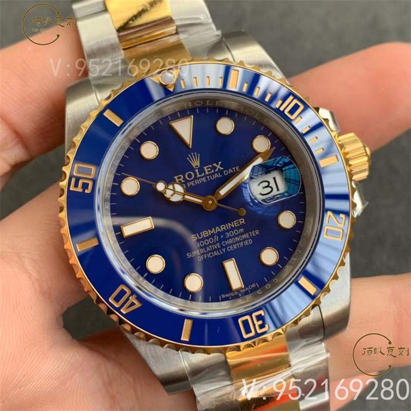 VS廠勞力士間金藍水鬼116613LB-97203復刻表3135機芯版本做工怎么樣-復刻表