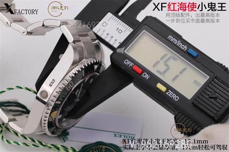 XF廠勞力士紅海使小鬼王126600復(fù)刻表做工怎么樣-復(fù)刻表