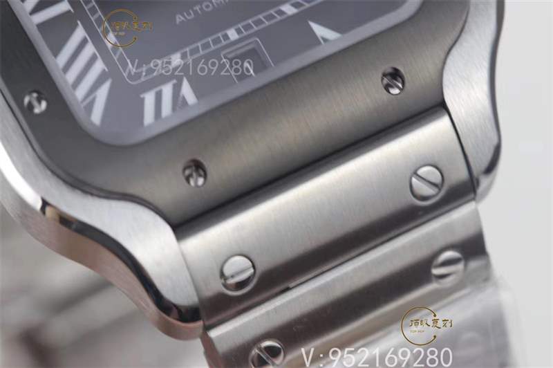 V6廠卡地亞大號(hào)山度士桑托斯復(fù)刻表新款碳鍍層做工怎么樣-復(fù)刻表