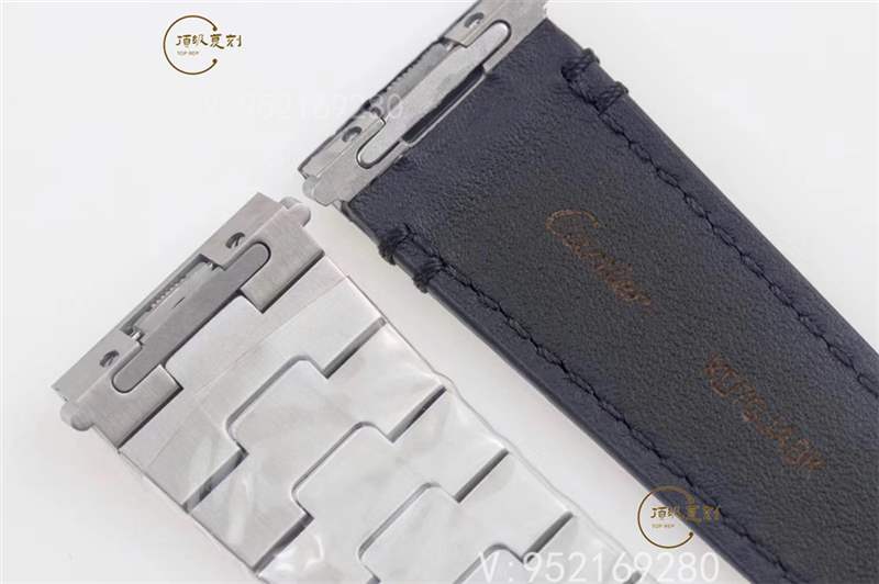 V6廠卡地亞大號(hào)山度士桑托斯復(fù)刻表新款碳鍍層做工怎么樣-復(fù)刻表