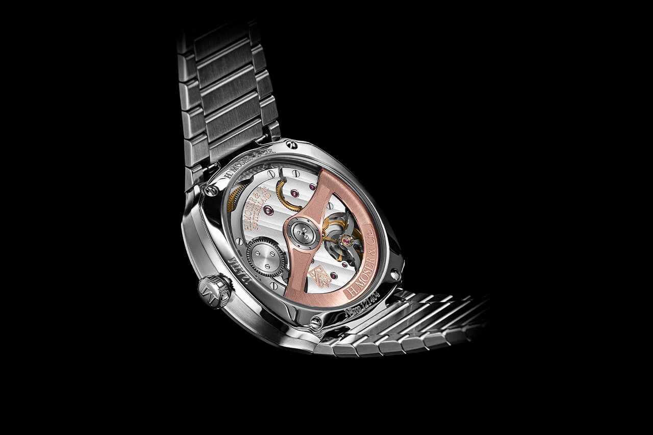 獨(dú)特的綠色表盤(pán)手表H. Moser & Cie Streamliner-復(fù)刻表