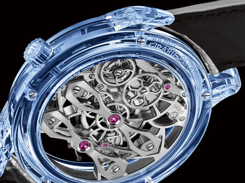 芝柏Quasar Azure限量版透視機械手表-復刻表