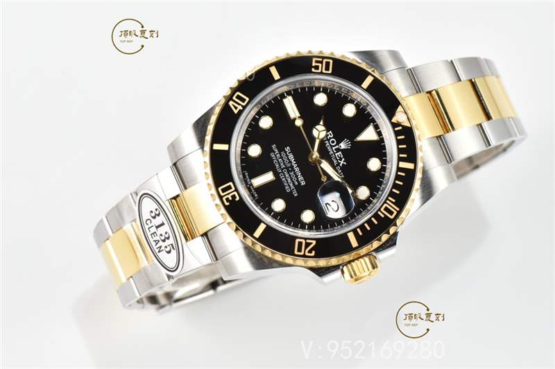 C廠Clean廠勞力士間金黑水鬼復刻表對比正品做工怎么樣-復刻表