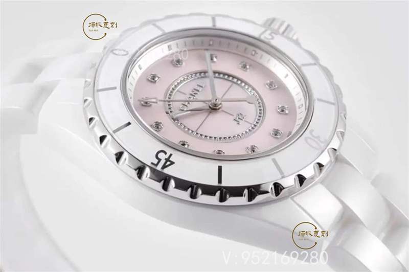 XF廠香奈兒J12系列陶瓷石英女士復刻表粉盤做工怎么樣-復刻表