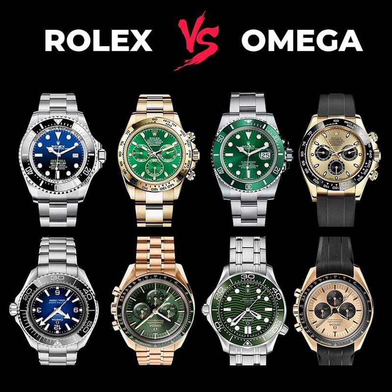 勞力士、歐米茄4款熱門手表對(duì)應(yīng)款決高下? (IG@ifuckinglovewatches) ROLEX vs OMEGA|5大對(duì)應(yīng)手表決高下Daytona、水鬼、OP如雙胞胎-復(fù)刻表